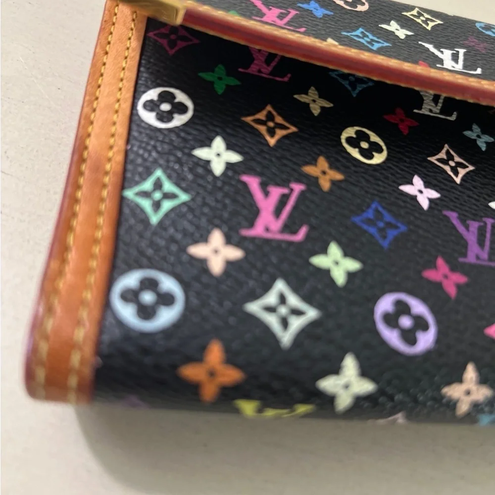 Louis Vuitton Black Murakami Wallet